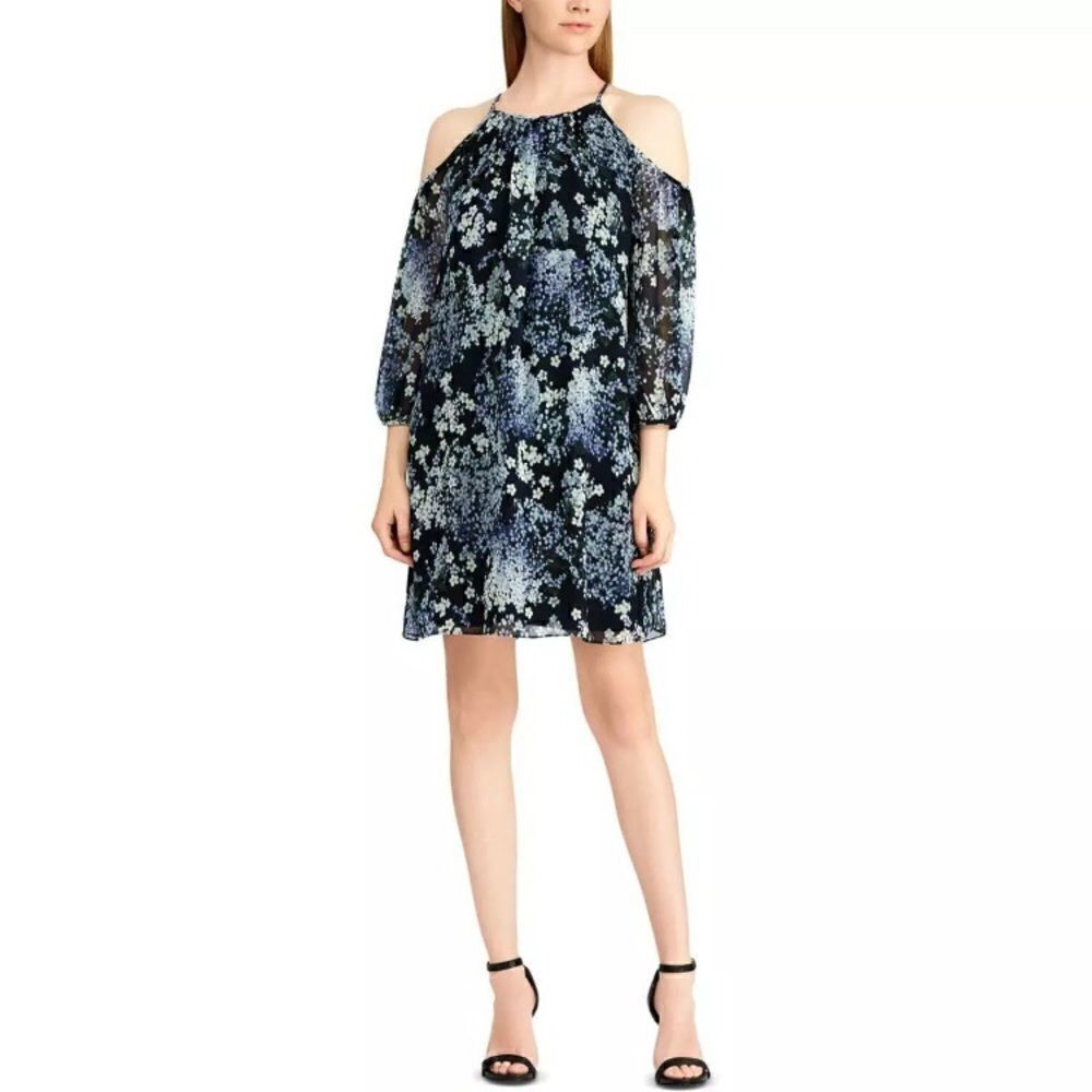 American Living 10 Pheiffer Navy Mini Shift Dress